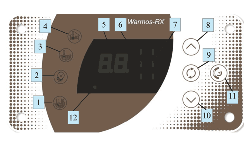 ������ ���������� ������������ ���� WARMOS-RX-II 3,75 ���